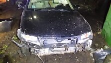 Kaune &bdquo;Honda&ldquo; trenkėsi į stulpą