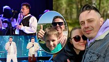 Dovydas Kumpikevičius su mylimąja Elena, jos sūnumi Dominyku ir Aurimu &Scaron;važu