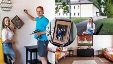 Ineta ir Ąžuolas Žvaguliai baigia įrengti &bdquo;Bartku&scaron;kio senelių namus&ldquo;