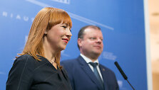 Jurgita Petrauskienė ir Saulius Skvernelis