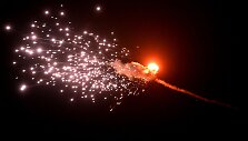 Drono sprogimas Kyjive / SERGEI SUPINSKY / AFP