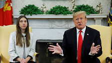 D.Trumpas ir J.Guaido žmona F.Rosales