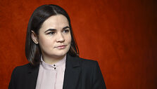 Baltarusijos opozicijos lyderė Sviatlana Cichanouskaja