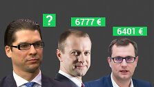 Daivio Virbicko, Daliaus Misiūno ir Manto Bartu&scaron;kos atlyginimai