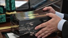 I.Sečinas pateikė i&scaron;gauto kerno pavyzdį