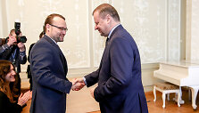 Saulius Skvernelis ir Mindaugas Kvietkauskas