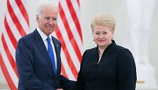 JAV viceprezidentas Joe Bidenas ir Lietuvos prezidentė Dalia Grybauskaitė