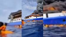 Gaisras kelte Indonezijoje prie Sulavesio