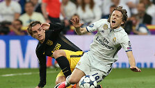 Antoine'as Griezmannas ir Luka Modričius