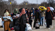 Migrantai Turkijoje prie sienos su Graikija