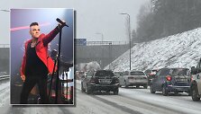 Penktadienio vakarą sugrįžus žiemai Vilniuje kilo spūstys