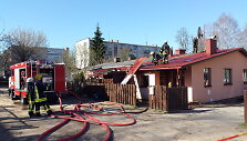 Gaisras &Scaron;vyturio gatvėje, Vilniuje.