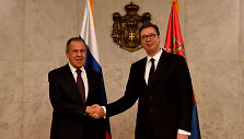 Sergejus Lavrovas ir Aleksandras Vučičius