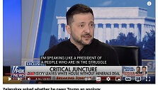 Volodymyras Zelenskis kalbėdamas &bdquo;Fox News&ldquo; ne sykį dėkojo amerikiečiams ir prašė aiškiai pasakyti, kad lieka amerikiečių pusėje