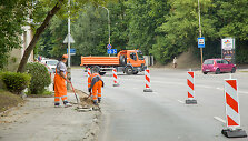 Olandų gatvės atnaujinimo darbai