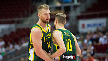 Domantas Sabonis ir Renaldas Seibutis