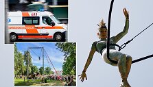 Pakruojo dvare akrobatė krito nuo 9 metrų auk&scaron;čio sūpynių