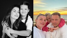Laura Imbrasienė su dukra ir vyru