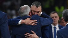 &Scaron;arūnas Jasikevičius ir Željko Obradovičius