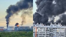 Gaisras Sankt Peterburgo uoste