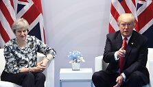 Theresa May ir Donaldas Trumpas