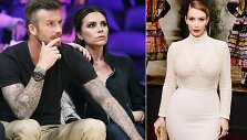 Victoria ir Davidas Beckhamai bei Kim Kardashian