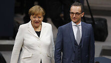 Angela Merkel ir Heiko Maasas