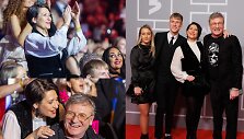 Irena Staro&scaron;aitė su Žilvinu Žvaguliu, sūnumi Vakariu ir jo drauge Gabriele