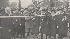 R.Baden Povelis atidaro savo vardo gatvę Palangoje, 1933 m.
