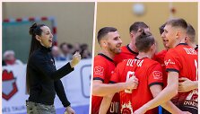 Sigutės Kažukauskaitės treniruojami Alytaus &bdquo;Ultra&ldquo; tinklininkai i&scaron;kovojo LTF Didžiosios taurės sidabro medalius.