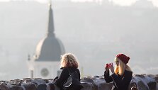Saulėta Lapkričio popietė Vilniuje