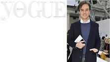 Balandžio mėnesio &bdquo;Vogue Italia&ldquo; vir&scaron;elis ir vyr. redaktorius Emanuele Farneti