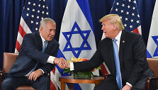 Benjaminas Netanyahu ir Donaldas Trumpas