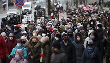 Protestuotojai Minske/Asociatyvinė nuotr.