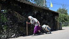 Ukrainietė / SERGEY BOBOK / AFP
