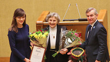 Nijolė Sadūnaitė, Radvilė Morkūnaitė ir Viktoras Pranckietis