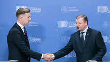 Gabrielius Landsbergis ir Saulius Skvernelis