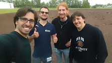 Marius Klimavičius (antras i&scaron; kairės) &scaron;iuo metu stažuojasi EKA