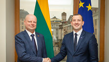 Saulius Skvernelis ir Virginijus Sinkevičius