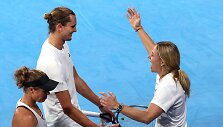 Alexanderis Zverevas, Angelique Kerber ir Laura Siegemund