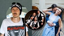 Marius Berenis su žmona Sigita ir grupe &bdquo;ŽAS&ldquo;