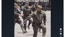 Vaizdo įraše matomi ne NATO narės, o Brazilijos kariai