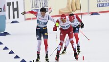 Incidentas pasaulio slidinėjimo čempionate 50 km lenktynėse.