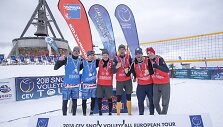 Lietuviai i&scaron;kovojo sniego tinklinio medalius