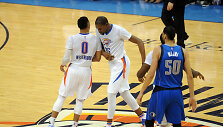Russellas Westbrookas ir Kevinas Durantas
