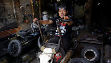 Motorolerių &bdquo;Vespa&ldquo; transformacijos festivalyje Indonezijoje