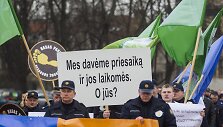 Lietuvos pataisos įstaigų pareigūnų mitingas.
