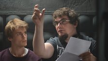 Ivanas Jankovskis ir Emilis Vėlyvis &bdquo;Nakties sergėtojų&ldquo; filmavimo užkulisiuose