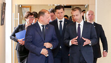 Aleksandras Čeferinas, Saulius Skvernelis ir Tomas Danilevičiu