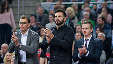 Darius Gudelis, Linas Kleiza ir Julius Sarapinas